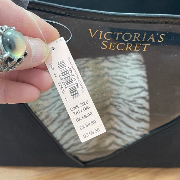 NWT Victoria’s Secret Limited Edition X-Large Tote Bag With Detachable Wristlet - Picture 4 of 12